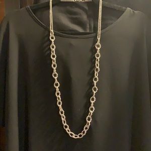 37” Silver Chain Necklace